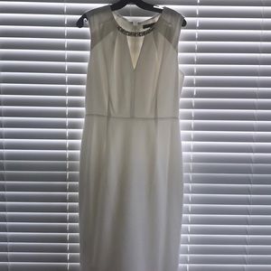 White BCBG dress
